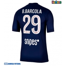 Camisa de Futebol Paris Saint-Germain Bradley Barcola #29 Equipamento Principal 2025-26 Manga Curta